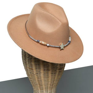 Chokore  Chokore Starry Fedora Hat (Khaki) 