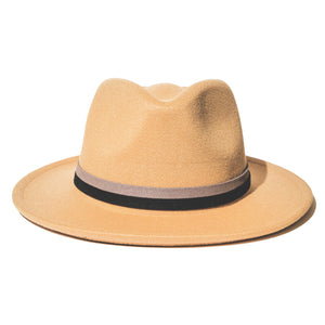 Chokore Chokore Vintage Fedora Hat (Beige) Chokore Vintage Fedora Hat (Beige) 