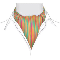 Chokore Chokore Striped Silk Cravat (Multicolor)