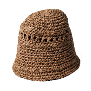 Chokore Chokore Crochet Cloche Hat (Brown) Chokore Crochet Cloche Hat (Brown) 