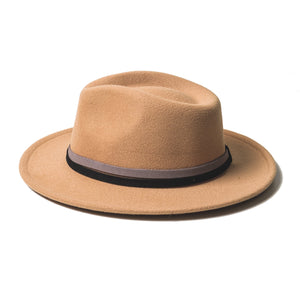 Chokore Chokore Vintage Fedora Hat (Light Brown) Chokore Vintage Fedora Hat (Light Brown) 