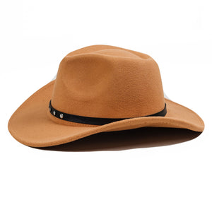 Chokore Chokore Cowboy Hat with Vegan Leather Belt (Camel) Chokore Cowboy Hat with Vegan Leather Belt (Camel) 