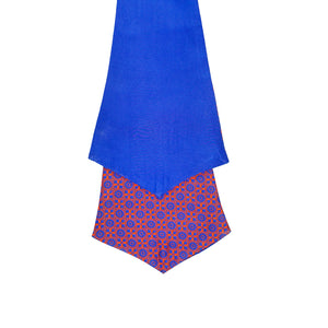 Chokore Chokore Red & Blue Silk Cravat Chokore Red & Blue Silk Cravat 