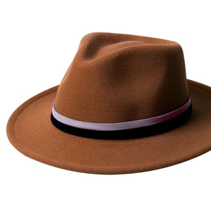 Chokore Chokore Vintage Fedora Hat (Butterscotch) Chokore Vintage Fedora Hat (Butterscotch) 