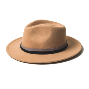 Chokore Chokore Vintage Fedora Hat (Light Brown) Chokore Vintage Fedora Hat (Light Brown) 