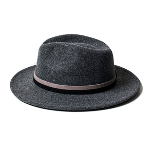 Chokore Chokore Vintage Fedora Hat (Dark Gray) Chokore Vintage Fedora Hat (Dark Gray) 