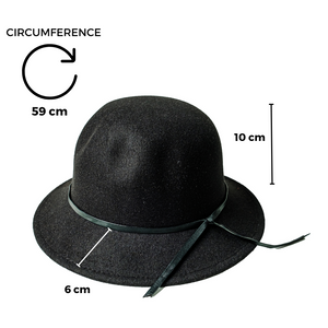 Chokore Chokore Trendy Cloche Hat (Black) Chokore Trendy Cloche Hat (Black) 