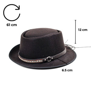Chokore Chokore Vintage Panama Hat (Black) Chokore Vintage Panama Hat (Black) 