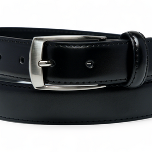 Chokore Chokore Vegan Leather Belt with Pin Buckle (Black) Chokore Vegan Leather Belt with Pin Buckle (Black) 