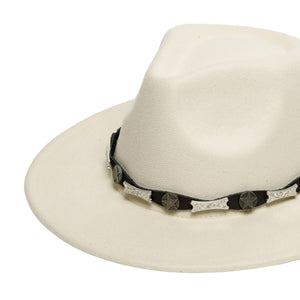 Chokore Chokore Cowboy Hat with Buckle Belt (Off White) Chokore Cowboy Hat with Buckle Belt (Off White) 