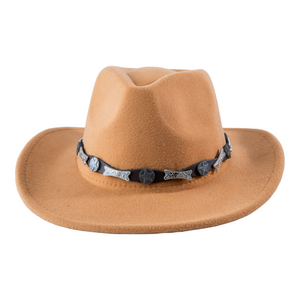 Chokore Chokore Cowboy Hat with Buckle Belt (Beige) Chokore Cowboy Hat with Buckle Belt (Beige) 
