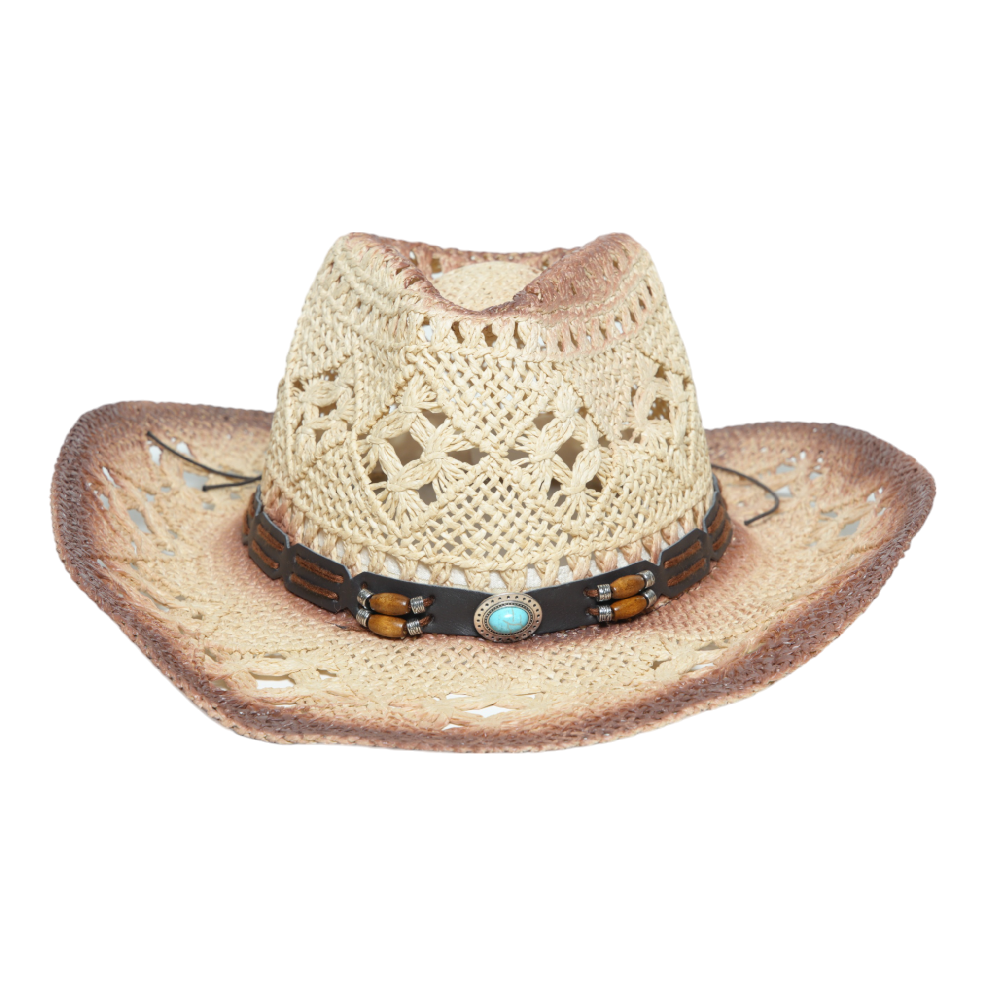 Chokore Handcrafted Double-tone Cowboy Hat (Beige)