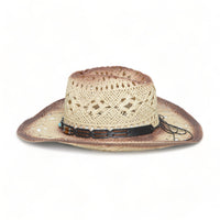 Chokore Chokore Handcrafted Double-tone Cowboy Hat (Beige)