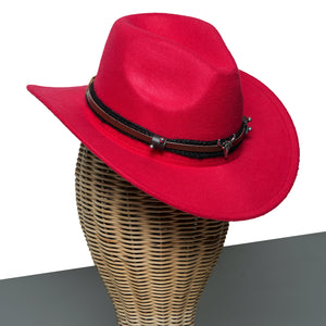 Chokore Chokore American Cowhead cowboy Hat (red) Chokore American Cowhead cowboy Hat (red) 