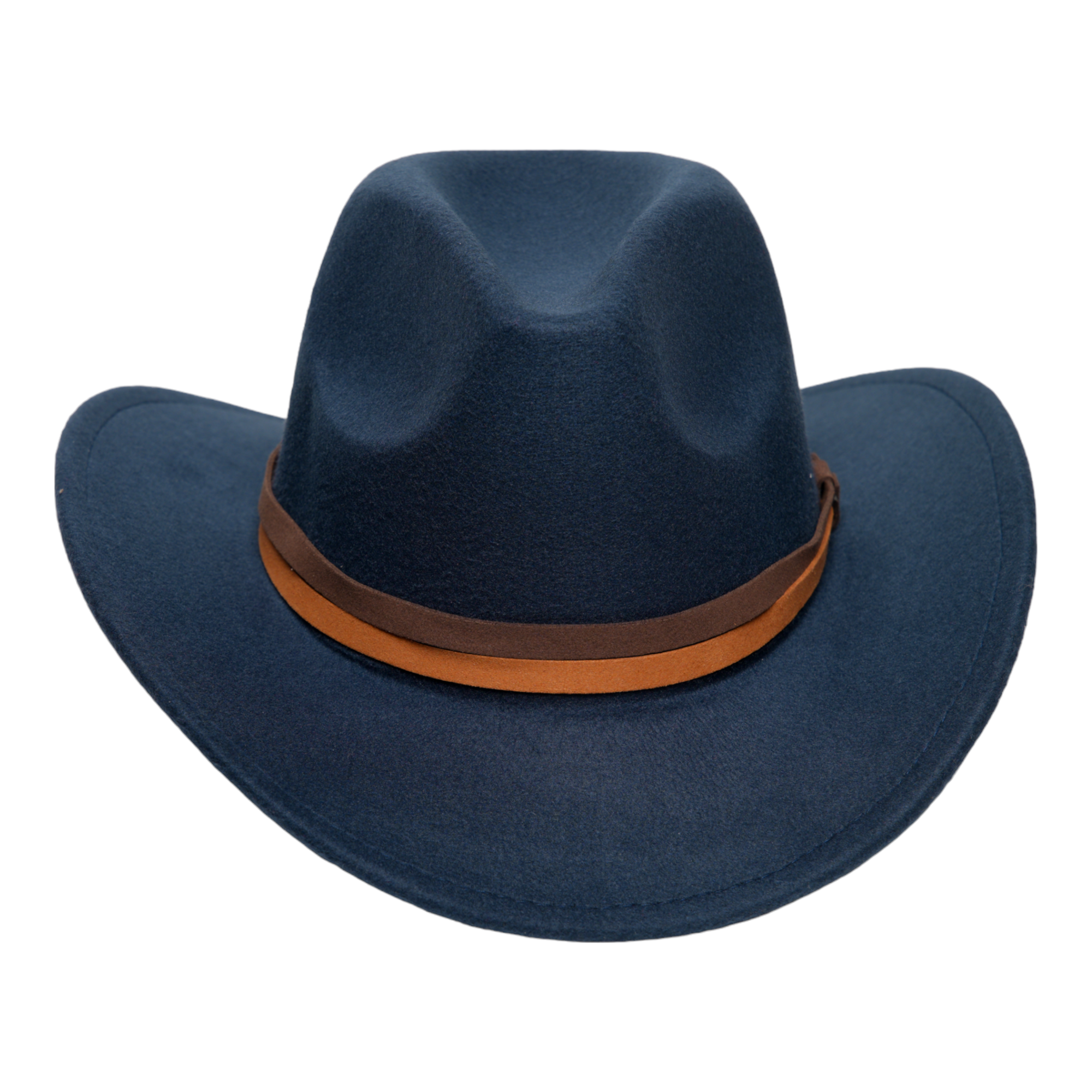 Chokore cowboy Hat with dual tone band(Navy Blue)