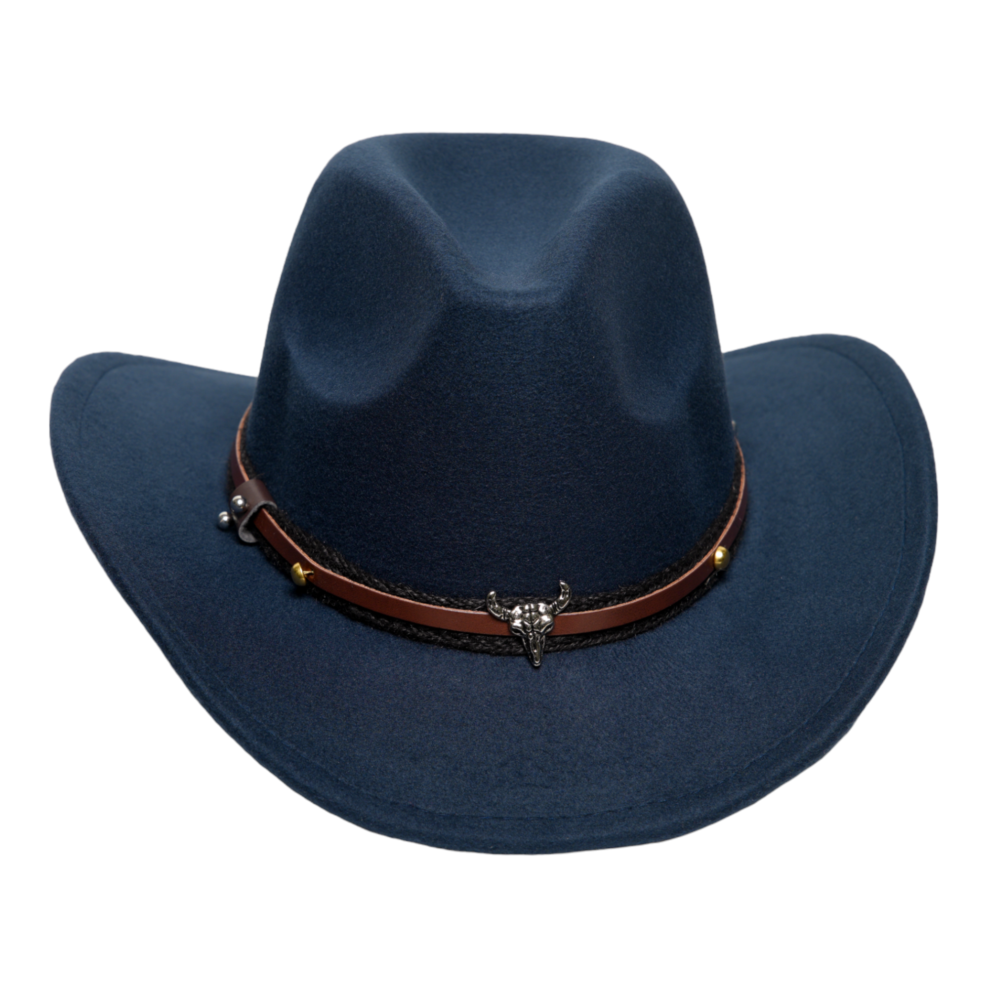 Chokore American Cowhead cowboy Hat (Navy Blue)