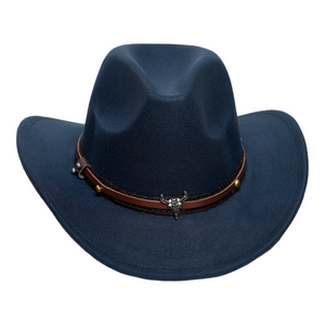 Chokore  Chokore American Cowhead cowboy Hat (Navy Blue) 