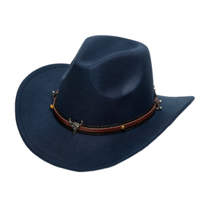 Chokore Chokore American Cowhead cowboy Hat (Navy Blue) Chokore American Cowhead cowboy Hat (Navy Blue) 