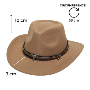 Chokore Chokore American Cowhead cowboy Hat (khaki) Chokore American Cowhead cowboy Hat (khaki) 