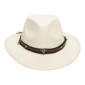 Chokore Chokore American Cowhead cowboy Hat (Off White) Chokore American Cowhead cowboy Hat (Off White) 