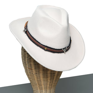 Chokore Chokore American Cowhead cowboy Hat (Off White) Chokore American Cowhead cowboy Hat (Off White) 