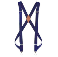 Chokore Chokore X-shaped Snap Hook Suspenders (Navy Blue)