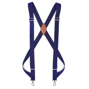 Chokore Chokore X-shaped Snap Hook Suspenders (Navy Blue) Chokore X-shaped Snap Hook Suspenders (Navy Blue) 
