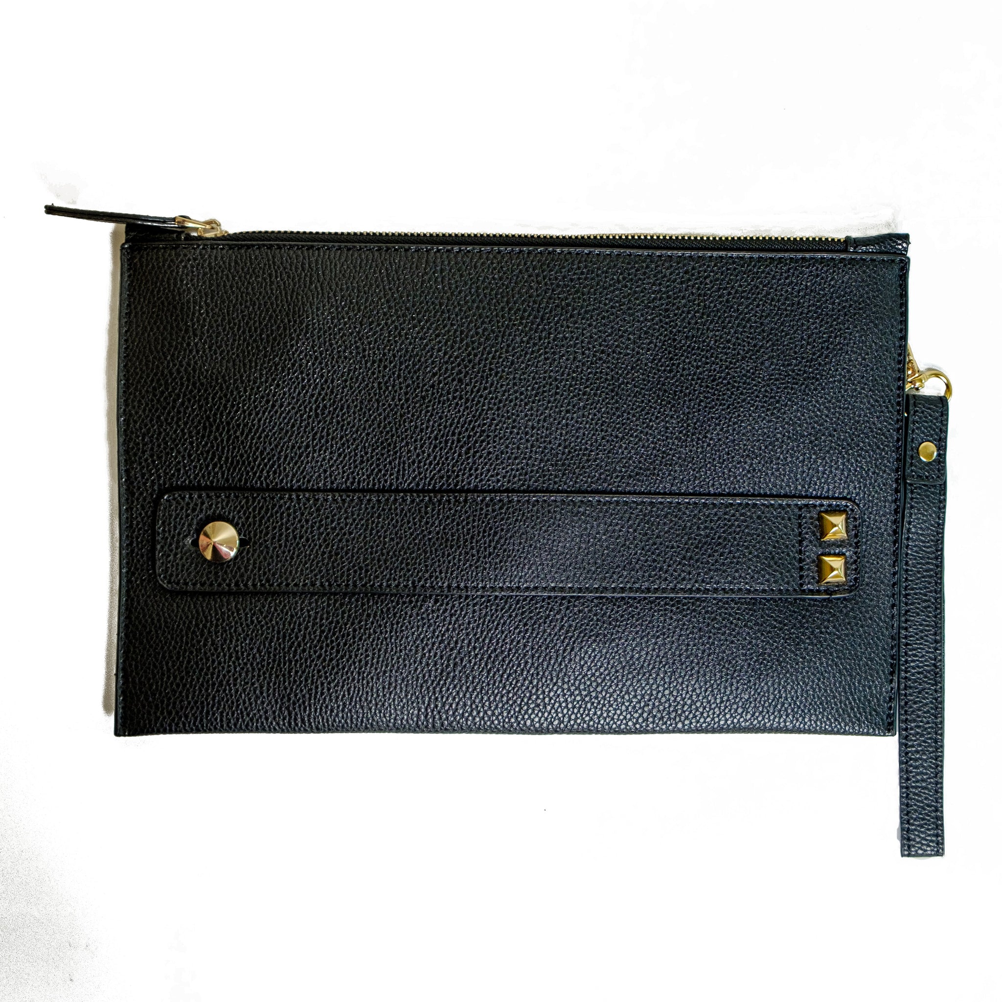 "Chokore Vegan Leather Envelope Clutch (Black)  "