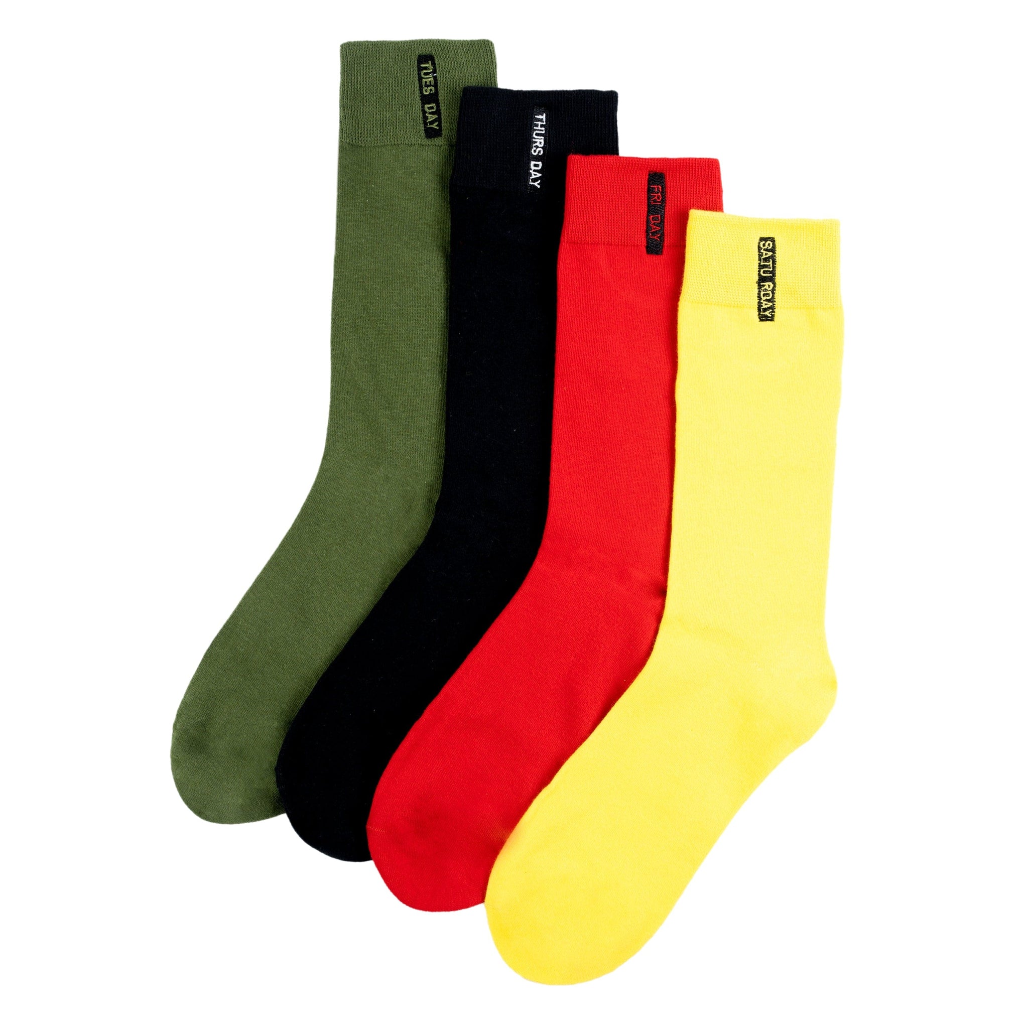 Chokore Stylish Cotton Socks (Set of 4, Multicolor)