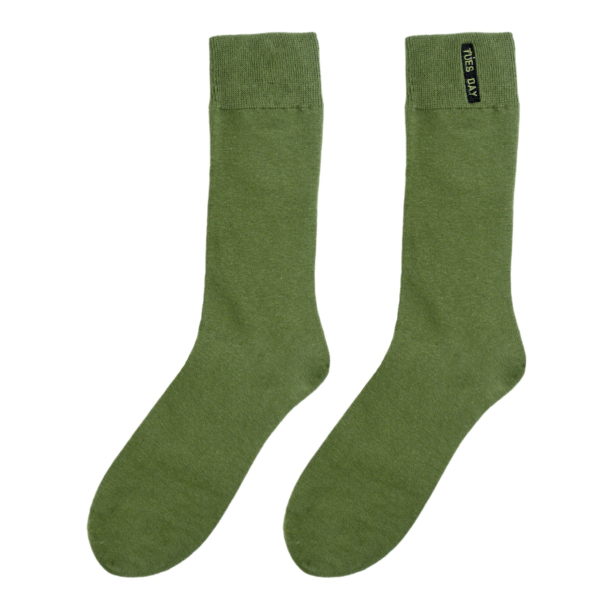 Chokore Stylish Cotton Socks (Green)