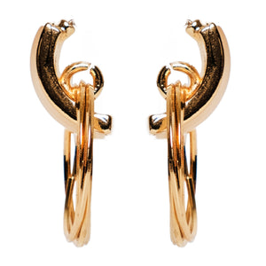 Chokore Chokore Gold-Opal Dangle Earrings Chokore Gold-Opal Dangle Earrings 