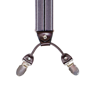 Chokore Chokore Stretchy Y-shaped Suspenders with 6-clips (Gray & Black) Chokore Stretchy Y-shaped Suspenders with 6-clips (Gray & Black) 