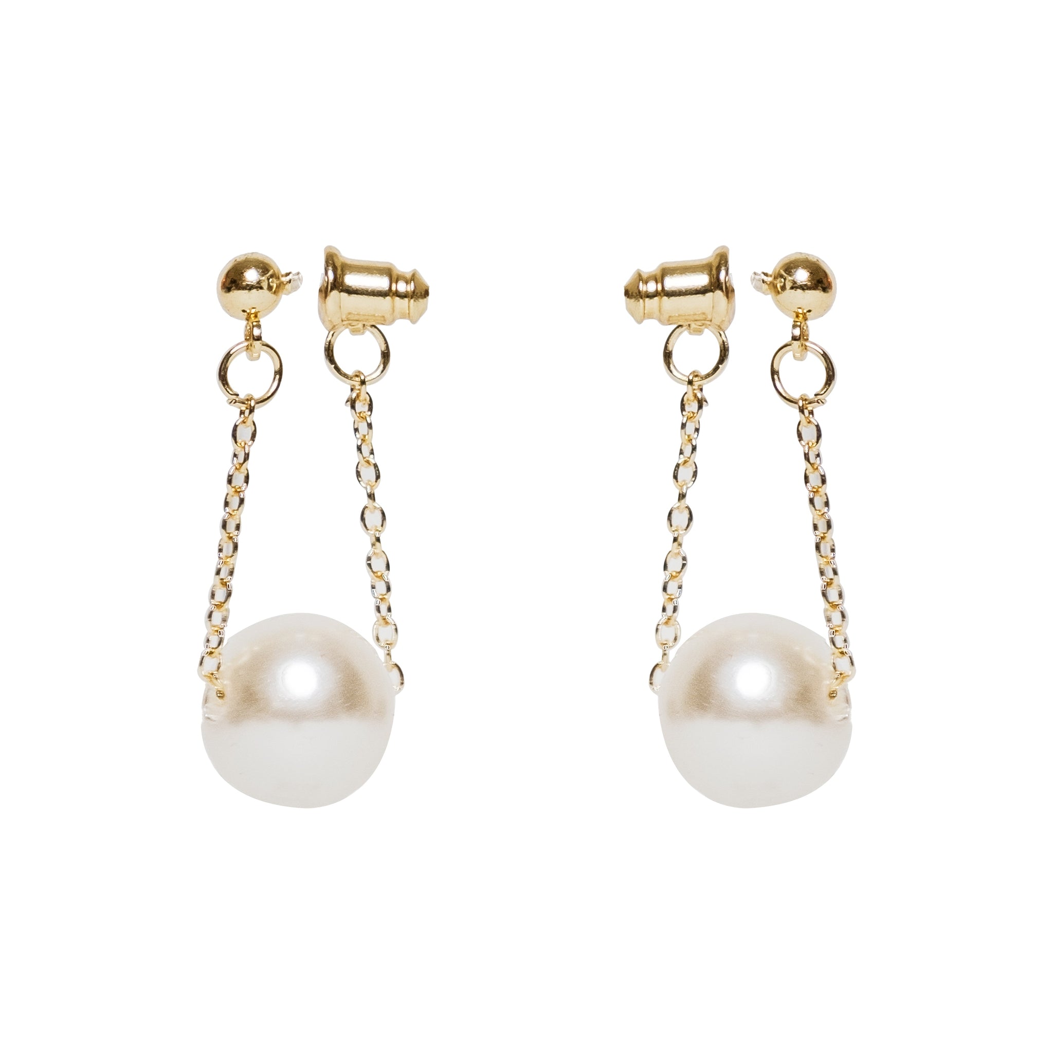 Chokore Dangling Pearl Earrings