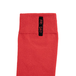 Chokore  Chokore Stylish Cotton Socks (Red) 