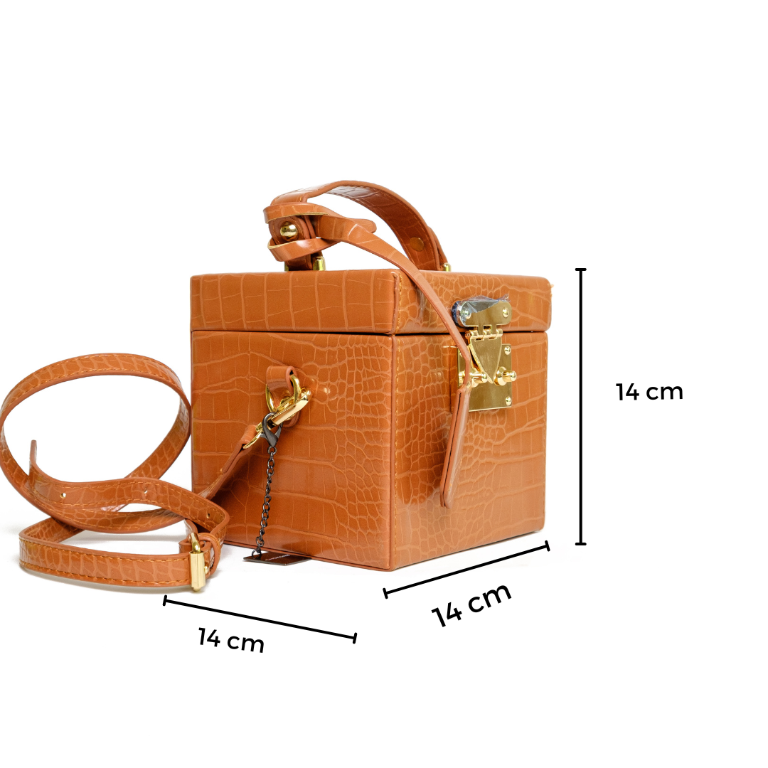 Chokore Box Handbag (Brown)