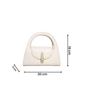 Chokore Chokore Sensational Handbag with Retro Lock (White) Chokore Sensational Handbag with Retro Lock (White) 