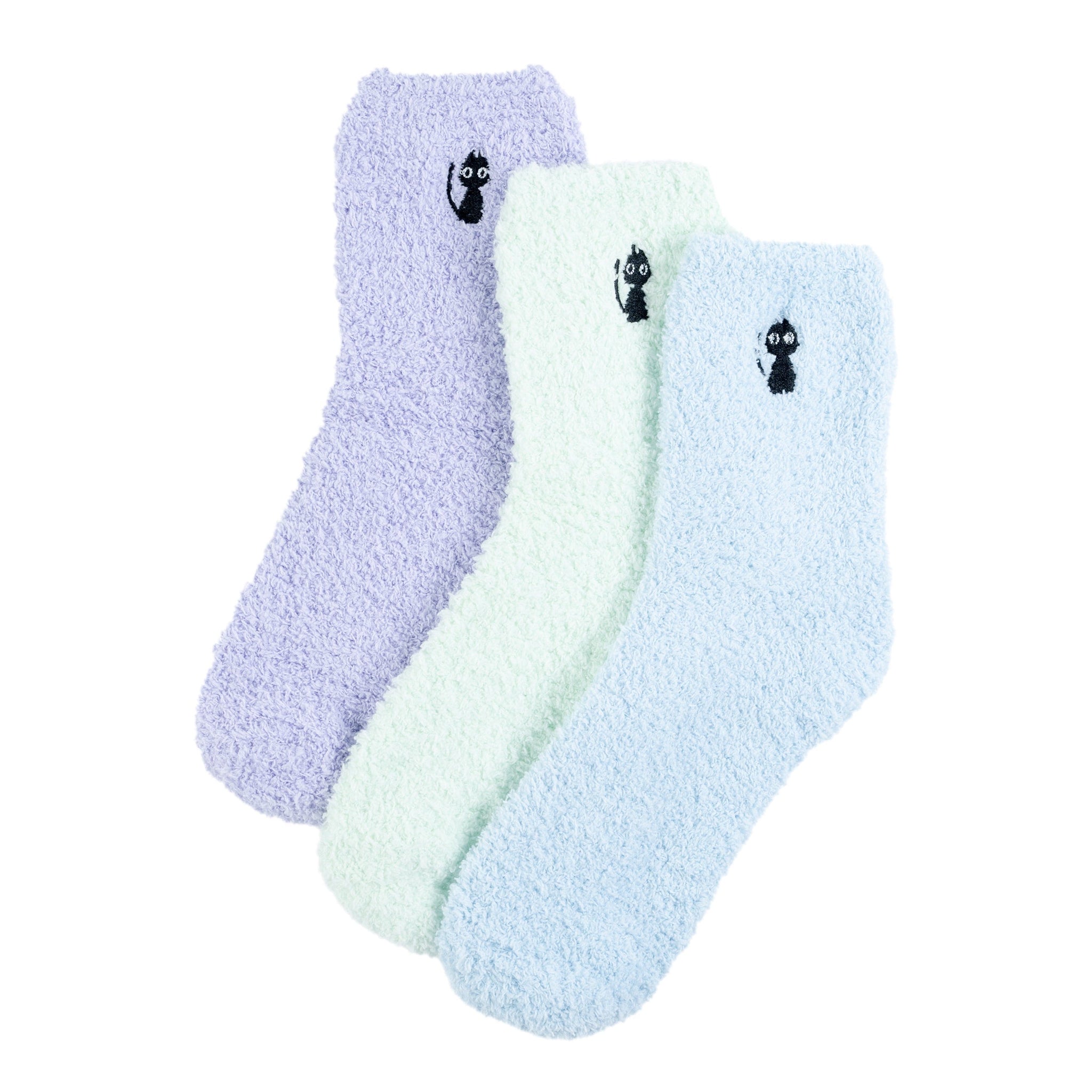Chokore Fuzzy Fleece Socks (Light Blue)