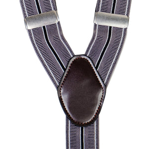 Chokore Chokore Stretchy Y-shaped Suspenders with 6-clips (Gray & Black) Chokore Stretchy Y-shaped Suspenders with 6-clips (Gray & Black) 