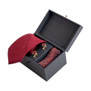 Chokore Chokore Special 3-in-1 Indian at Heart Gift Set, Burgundy (Pocket Square, Tie, & Cufflinks) Chokore Special 3-in-1 Indian at Heart Gift Set, Burgundy (Pocket Square, Tie, & Cufflinks) 