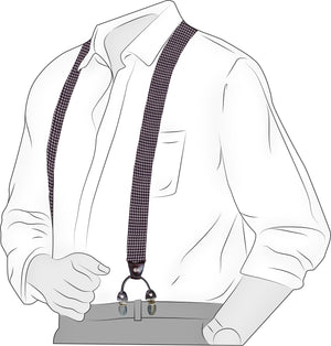 Chokore Chokore Stretchy Y-shaped Suspenders with 6-clips (Black & White) Chokore Stretchy Y-shaped Suspenders with 6-clips (Black & White) 