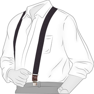Chokore Chokore Y-shaped Elastic Suspenders for Men (Dark Gray) Chokore Y-shaped Elastic Suspenders for Men (Dark Gray) 