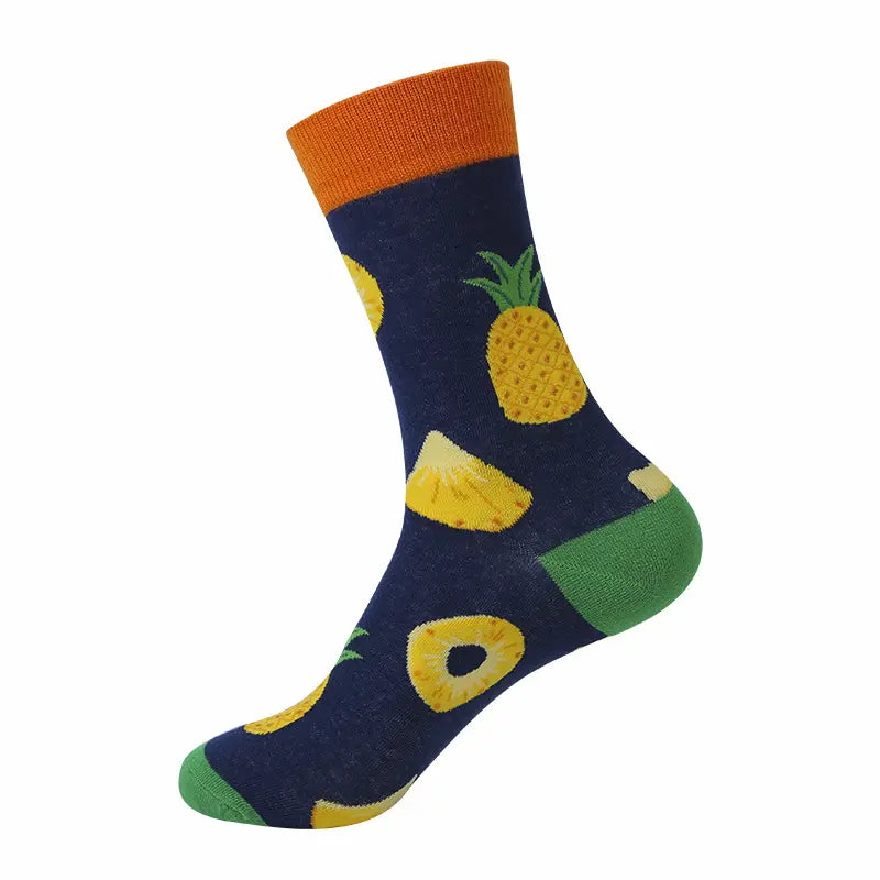 Chokore Trendy Navy Pineapple Socks