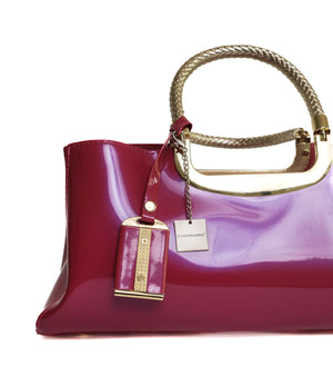 Chokore Chokore Luxe Glossy Handbag (Pink) Chokore Luxe Glossy Handbag (Pink) 