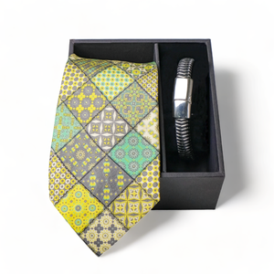 Chokore Chokore Special 2-in-1 Gift Set for Him (Indian at Heart Necktie & Bracelet) Chokore Special 2-in-1 Gift Set for Him (Indian at Heart Necktie & Bracelet) 