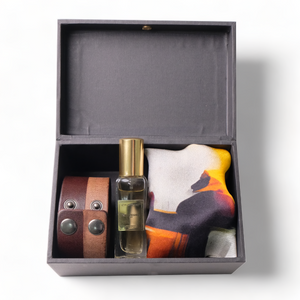 Chokore Chokore Special 3-in-1 Gift Set for Him (Lucknow Pocket Square, Leather Bracelet, & 20 ml One Desire Perfume) Chokore Special 3-in-1 Gift Set for Him (Lucknow Pocket Square, Leather Bracelet, & 20 ml One Desire Perfume) 