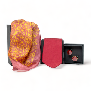Chokore Chokore Special 3-in-1 Gift Set for Him & Her (Women’s Silk Stole, Necktie, & Cufflinks) Chokore Special 3-in-1 Gift Set for Him & Her (Women’s Silk Stole, Necktie, & Cufflinks) 