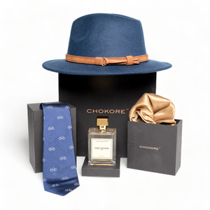 Chokore Chokore Special 4-in-1 Gift Set for Him (Pocket Square, RKXC Necktie, Hat & 100 ml One Desire Perfume) Chokore Special 4-in-1 Gift Set for Him (Pocket Square, RKXC Necktie, Hat & 100 ml One Desire Perfume) 