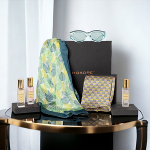 Chokore  Chokore Special 4-in-1 Gift Set for Her (Silk Stole, Scarf, Sunglasses, & Perfumes Combo) 