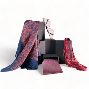 Chokore  Chokore Special 4-in-1 Gift Set for Her (Silk Stole, Scarf, Sunglasses, & Necklace) 