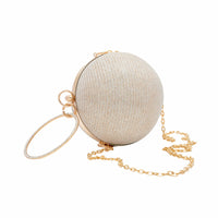 Chokore Chokore Spherical Rhinestone Crossbody Bag (Golden)